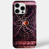 SPIDER UND WEB Red Ruby Black Case-Mate iPhone Hülle (Rückseite)