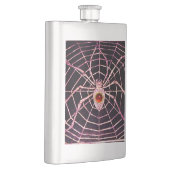 SPIDER UND WEB Red Ruby Black Flachmann (Rechts)