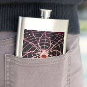 SPIDER UND WEB Red Ruby Black Flachmann (Beispiel)