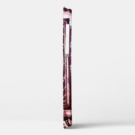SPIDER UND WEB Red Ruby Gemstone Black Case-Mate iPhone Hülle (Rückseite / Links)