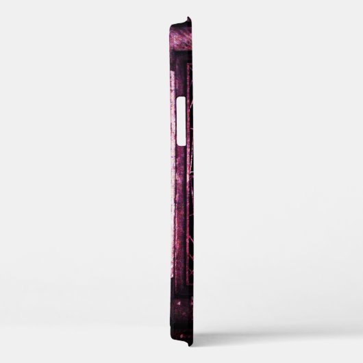 SPIDER UND WEB Red Ruby Gemstone Black Case-Mate iPhone Hülle (Rückseite / Rechts)