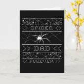 Spider Vater Forever Ugly Halloween 2021 Spider Karte (Gelbe Blume)