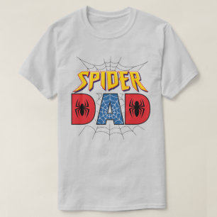 Spider Vater Superhero Birthday Vatertagsgeschen T-Shirt