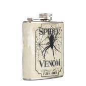 Spider Venom - Dunkelgotischer Spaß Flachmann (Rechts)