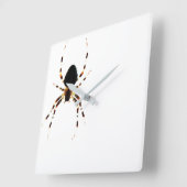 Spider Wall Clock Quadratische Wanduhr (Winkel)