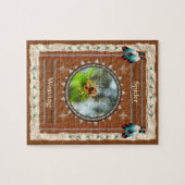 Spider - Weaving Jigsaw Puzzle w/Geschenkboxen (Horizontal)