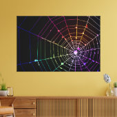 Spider Web 1 Wrapped Canvas Leinwanddruck (Insitu (Wohnzimmer))