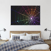 Spider Web 1 Wrapped Canvas Leinwanddruck (Insitu (Schlafzimmer))