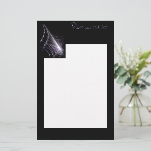 Spider Web Briefpapier (Stehend Vorderseite)