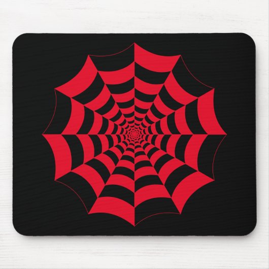 Spider Web Checkered Mousepad (Vorne)