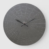 Spider Web Clock Große Wanduhr (Vorderseite)