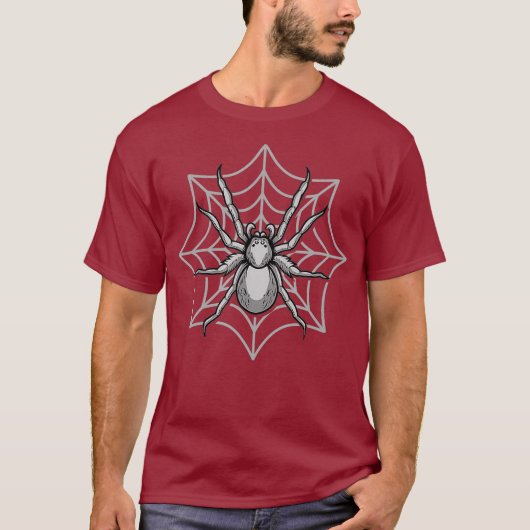 Spider Web Cobweb Arachnid Entomology - T-Shirt (Vorderseite)