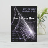 Spider Web Einladung (Stehend Vorderseite)