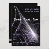 Spider Web Einladung (Vorne/Hinten)