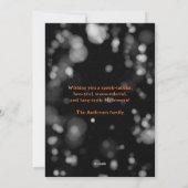 Spider Web Foto Happy Halloween Card Feiertagskarte (Rückseite)