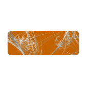 Spider Web Fract Background Rücksendeadresse Aufkl (Vorne)