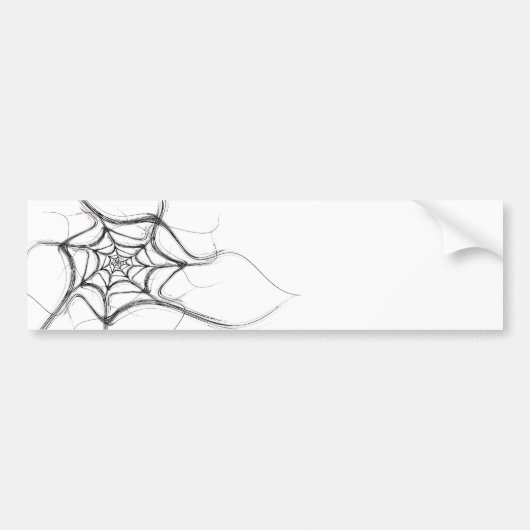 Spider Web Fraktal Background Autoaufkleber (Vorne)