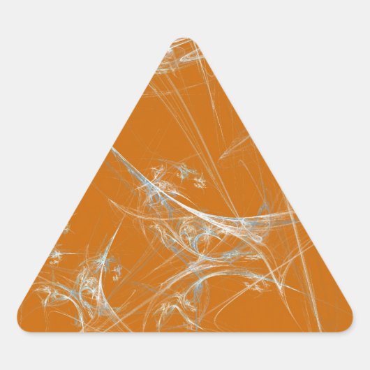 Spider Web Fraktal BackgroundTriangle Sticker (Vorderseite)