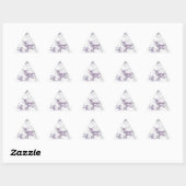 Spider Web Fraktal BackgroundTriangle Sticker (Blatt)