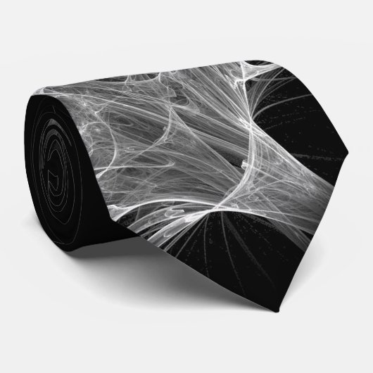 Spider Web Fraktal Design Krawatte (Gerollt)
