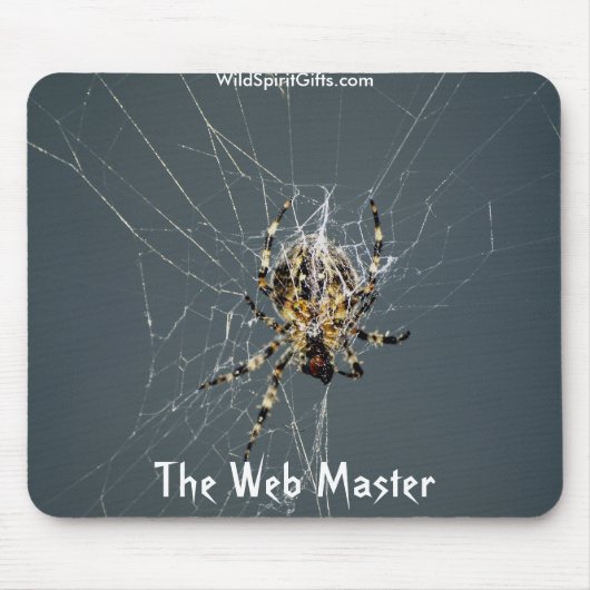 'Spider Web'-Geschenke Mousepad (Vorne)