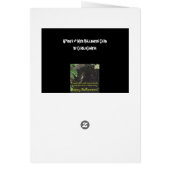 Spider & Web Halloween Card (Hinten)