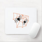 Spider Web Halloween Mousepad (Mit Mouse)