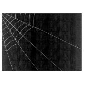 Spider Web Halloween Schneidebrett (Vorderseite)
