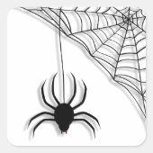 Spider Web Halloween Stickers (Vorderseite)