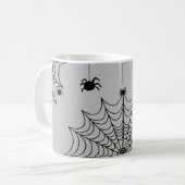 Spider Web Halloween-Tasse Kaffeetasse (Vorderseite Links)