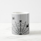 Spider Web Halloween-Tasse Kaffeetasse (Mittel)