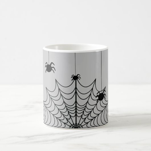Spider Web Halloween-Tasse Kaffeetasse (Mittel)