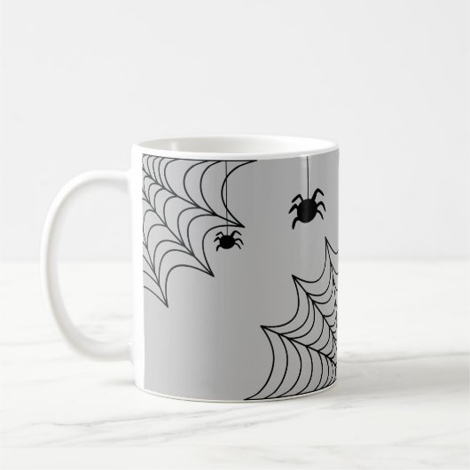 Spider Web Halloween-Tasse Kaffeetasse (Links)