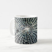 Spider Web Halloween-Tasse Kaffeetasse (Vorderseite Links)