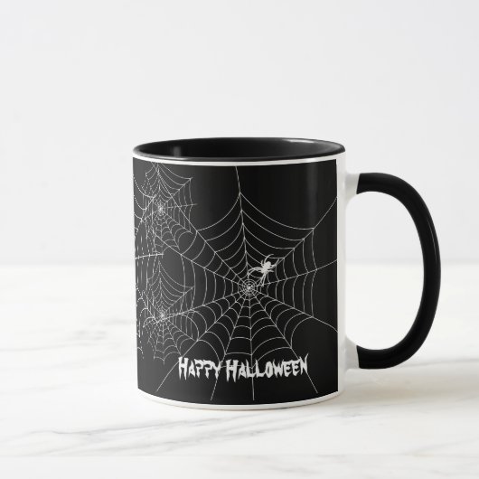 Spider Web Halloween-Tasse Tasse (Rechts)