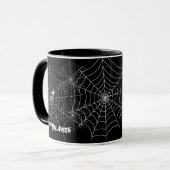 Spider Web Halloween-Tasse Tasse (Vorderseite Links)
