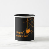 Spider Web Happy Halloween Tasse (Zentrum)