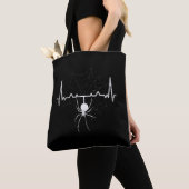 Spider Web Heartbeat Cobweb Spider Gift Tasche (Von Nahem)