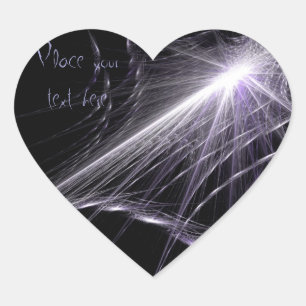 Spider Web Herz-Aufkleber