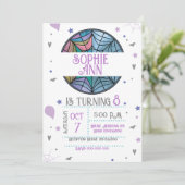 Spider Web Invitation Einladung (Stehend Vorderseite)