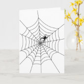 Spider-Web Karte (Gelbe Blume)