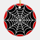 Spider Web Keramik Ornament (Vorne)