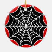 Spider Web Keramik Ornament (Hinten)