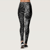 Spider Web Leggings - Gothic Halloween Cobweb (Rückseite)