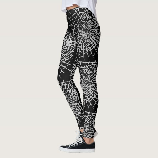 Spider Web Leggings - Gothic Halloween Cobweb (Links)