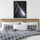Spider Web Leinwanddruck (Insitu (Schlafzimmer))