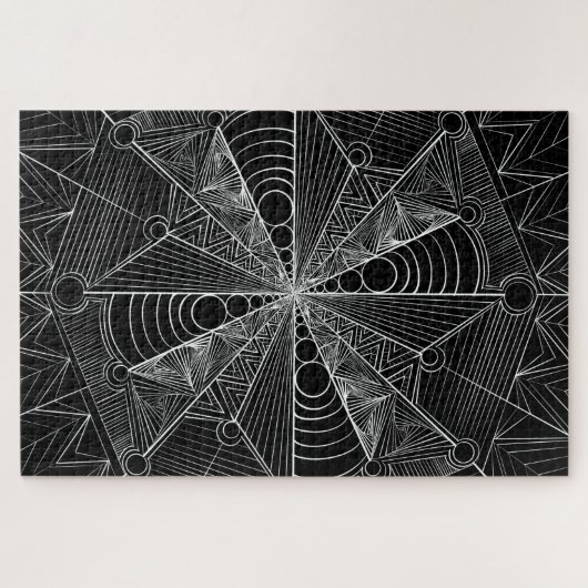 Spider Web Mandala Puzzle (Horizontal)