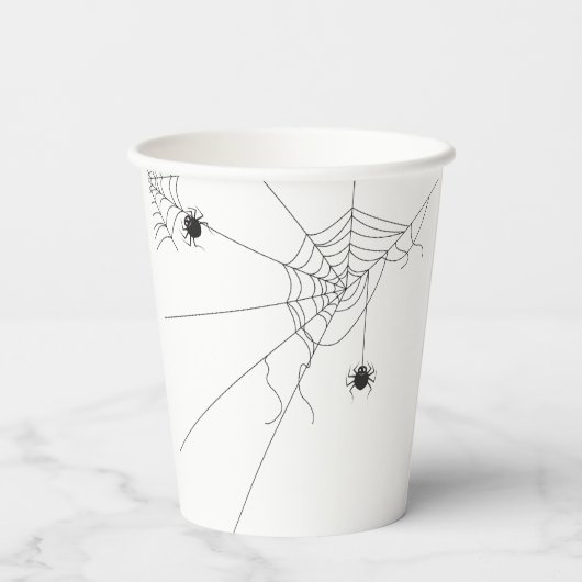spider web net pappbecher (Rückseite)