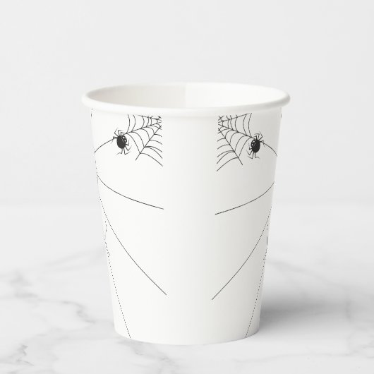 spider web net pappbecher (Links)