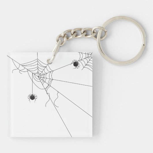 spider web net schlüsselanhänger (Rückseite)